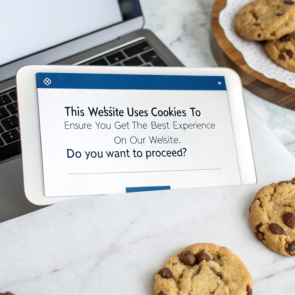 Cookie consent warning